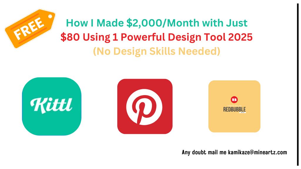 You are currently viewing How I Made $2,000/Month with Just $80 Using 1 Powerful Design Tool 2025 (No Design Skills Needed)
